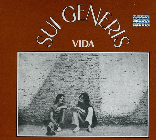CD cover for Sui Generis’ “Vida” featuring two people by a brick wall.