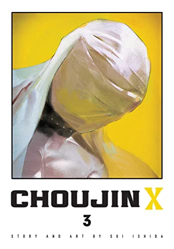 Manga cover featuring a figure with a wrapped head against a bright yellow background.