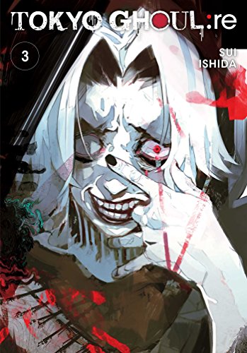 Manga cover featuring a pale character with white hair and a red-eyed expression.
