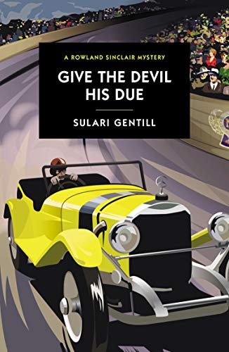 Book cover: “Give The Devil His Due” with a vintage car illustration.