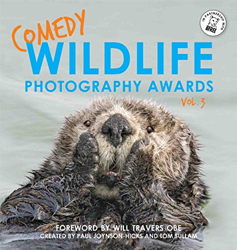 Book cover featuring a close-up of an otter holding food, titled "Comedy Wildlife Photography Awards Vol. 3".