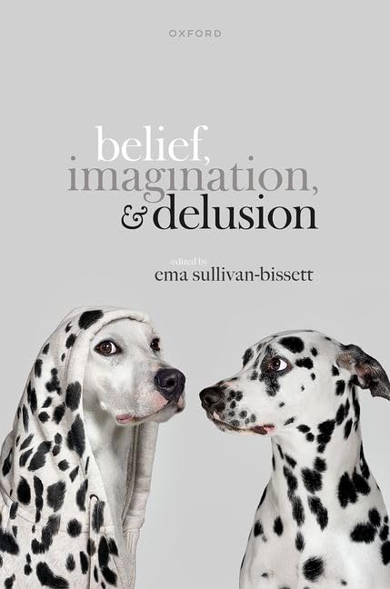 Book cover with title and image of two spotted dogs in clothing.