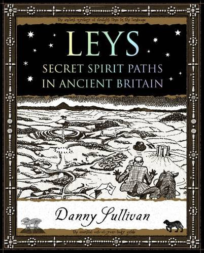 Book cover showing a man and dog overlooking a landscape with an ancient monument.