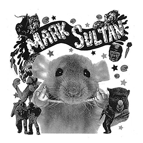 Black and white collage album cover featuring a large rat illustration.