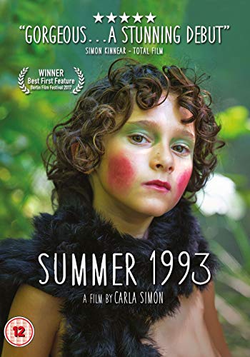 DVD cover for "Summer 1993" featuring a young child with painted face.