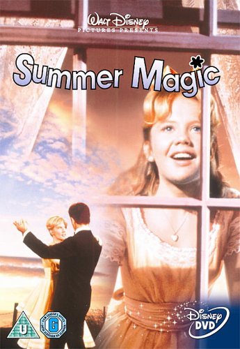 Summer Magic" DVD cover featuring a young woman framed by a window.