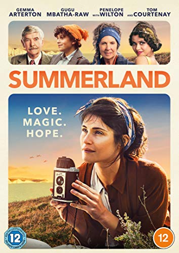 Summerland" DVD cover featuring Gemma Arterton holding a vintage camera.