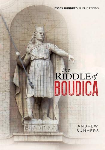 Book cover featuring a statue of Boudica with red title text.