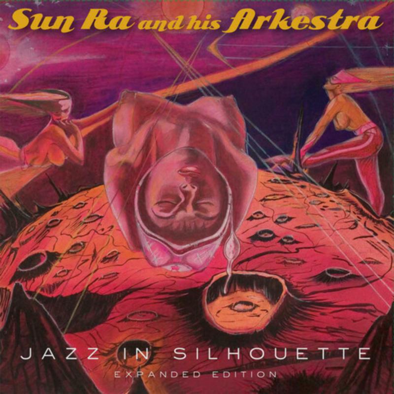 CD cover for Sun Ra & His Arkestra’s “Jazz In Silhouette,” abstract art.