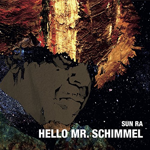 Vinyl album cover with abstract, space-themed artwork and bold white text.