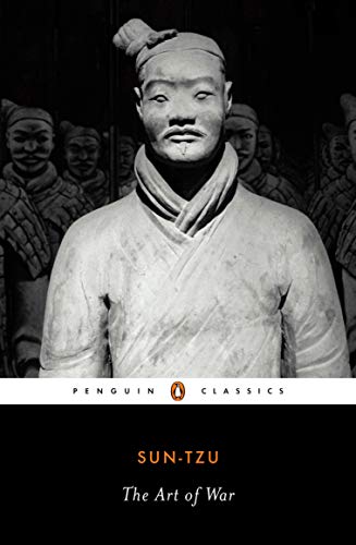 Book cover featuring a terracotta warrior and the title "The Art of War.