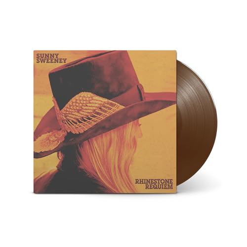 Vinyl record and album cover for Sunny Sweeney’s “Rhinestone Requiem.”