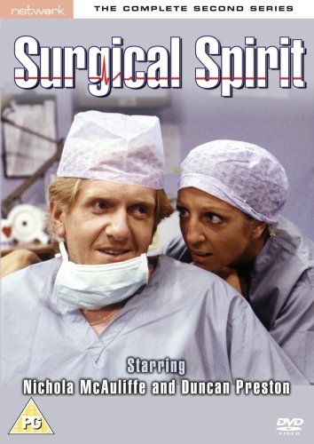 DVD cover for “Surgical Spirit - Series 2” featuring two medical staff.