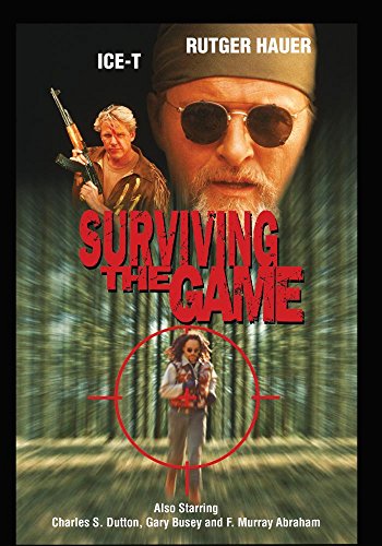 DVD cover for "Surviving The Game" featuring Rutger Hauer and Ice-T.
