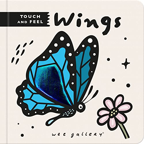 Board book cover with a blue butterfly and pink flower illustration.
