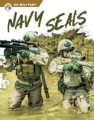 Book cover: two Navy SEALs in camouflage wading through water.