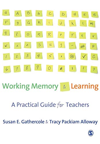 Book cover with yellow sticky notes featuring letters and numbers above the title text.
