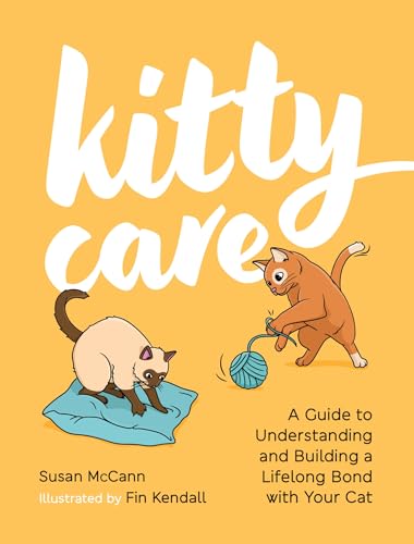 Book cover with illustrated cats playing, titled “Kitty Care.”