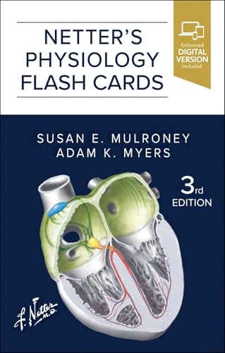 Netter's Physiology Flash Cards, 3rd edition, showing a heart illustration.