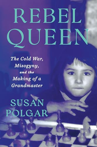 Book cover featuring a young Susan Polgar with a chessboard.