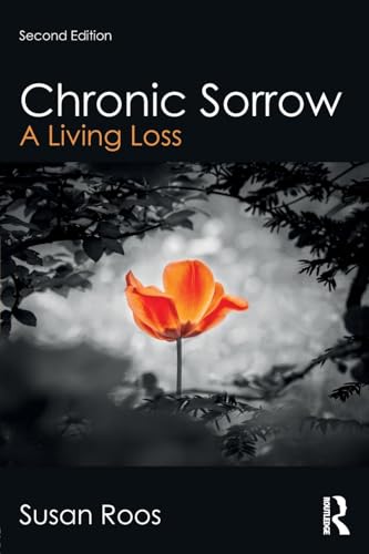 Book cover for "Chronic Sorrow," featuring a single orange tulip.