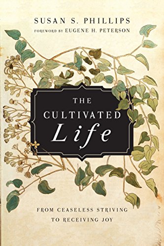 Book cover with floral wreath framing the title "The Cultivated Life.