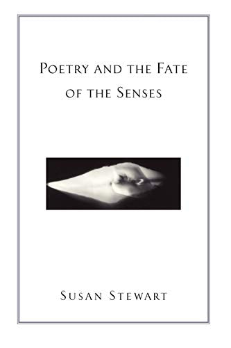 Book cover: "Poetry and the Fate of the Senses" with a hand image.
