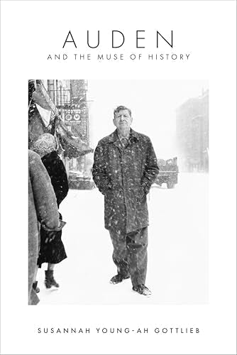 Book cover: black and white photo of W.H. Auden in a snowy city street.