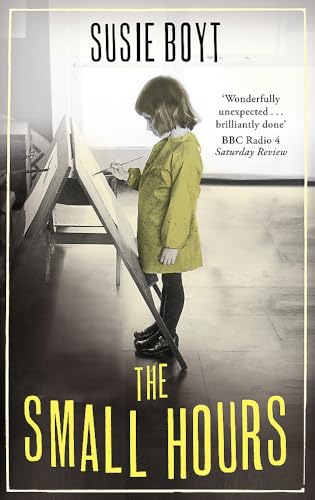 Book cover: girl painting, titled "The Small Hours" in yellow text.