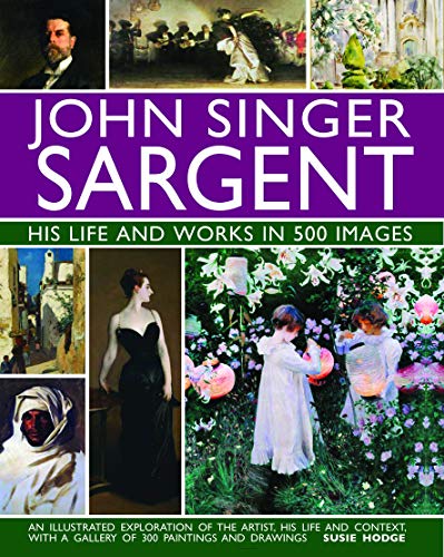 Book cover titled John Singer Sargent featuring a collage of his famous paintings.