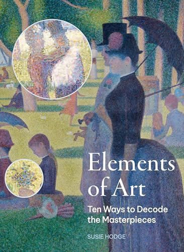 Book cover featuring a painting of people in a park, titled "Elements of Art.