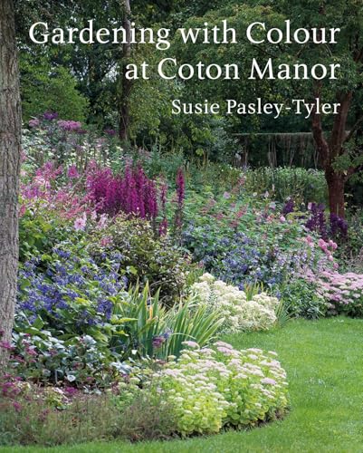 Book cover: colourful garden scene with title “Gardening with Colour”.