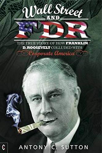 Book cover featuring Franklin D. Roosevelt smoking a cigar against a dark green background.