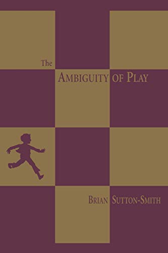 Book cover with a checkered pattern and silhouettes of running children.