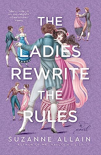 Book cover featuring couples in Regency-era clothing dancing.