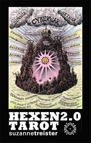 Hexen 2.0 Tarot cover: illustrated archway with sun, text, and dark landscape.