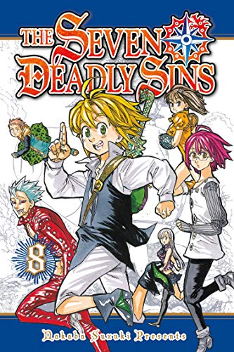 Cover of manga “The Seven Deadly Sins 8” featuring anime characters.