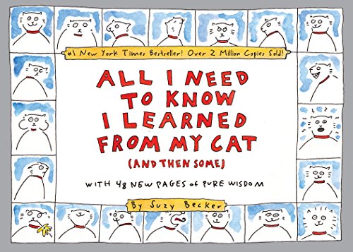 Book cover with repeating cartoon cat illustrations and red collars.