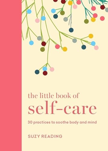 Book cover with colorful branches and text reading “the little book of self-care”.