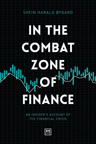 Book cover: "In The Combat Zone of Finance" with stock chart graphic.