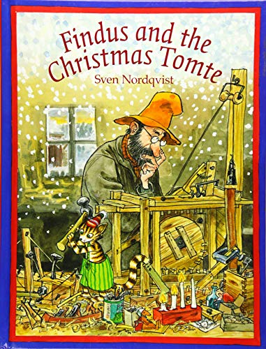 Book cover: old man and cat building near a snowy window.