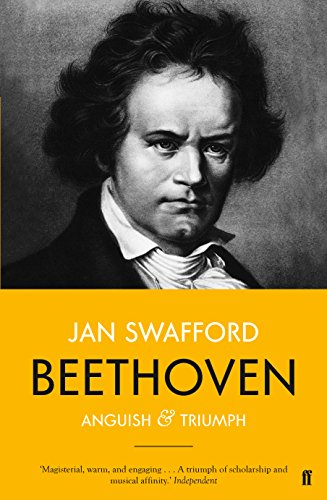 Book cover featuring a portrait of composer Ludwig van Beethoven.
