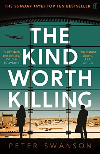 Book cover showing two silhouettes standing before a large airport window overlooking a runway.