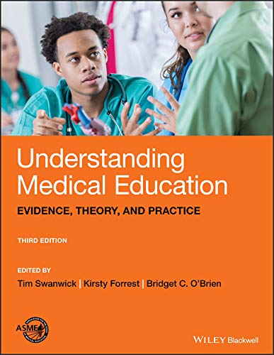 Book cover: "Understanding Medical Education" with students in scrubs.