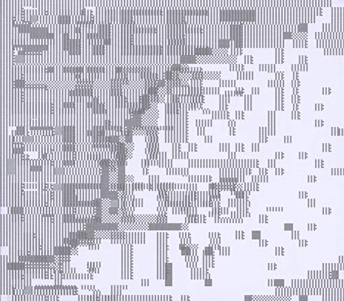 CD cover with abstract, pixelated grayscale design and text elements.