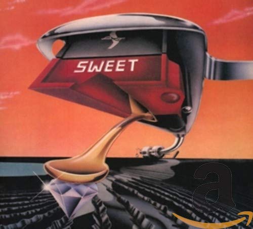 Sweet album cover, “Off The Record”, featuring a stylized record player.