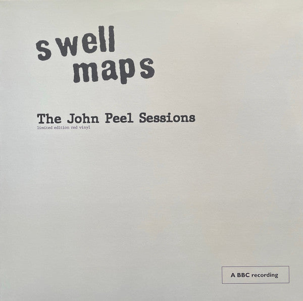 Swell Maps album cover, white with black text and a BBC logo.