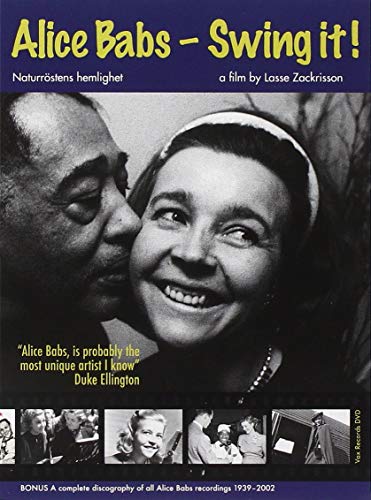 DVD cover featuring Alice Babs and Duke Ellington in close-up, smiling.