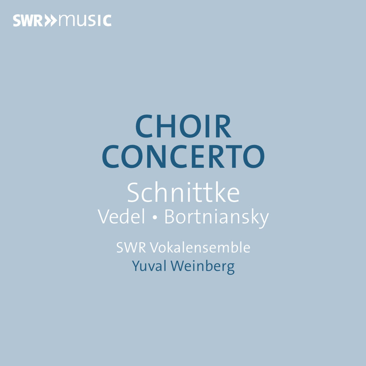CD cover for "Choir Concerto" by Schnittke, Vedel, and Bortniansky.