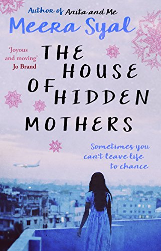 Book cover: woman looking at a city from a rooftop.